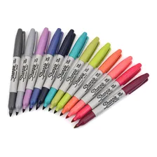 Kit 12 Canetas Sharpie Cosmic Marcador Permanente Ponta Fina Foto mini  2