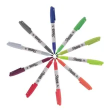 Kit 12 Canetas Sharpie Cosmic Marcador Permanente Ponta Fina Foto mini  3