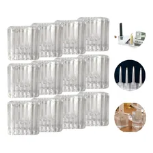 Kit 12 Castiçal Porta Velas De Vidro Quadrado Atacado Foto mini 1