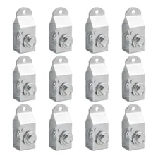 Kit 12 Catraca P/ Emendar Esticar Arame Liso Maciça Roseta Foto  mini 1