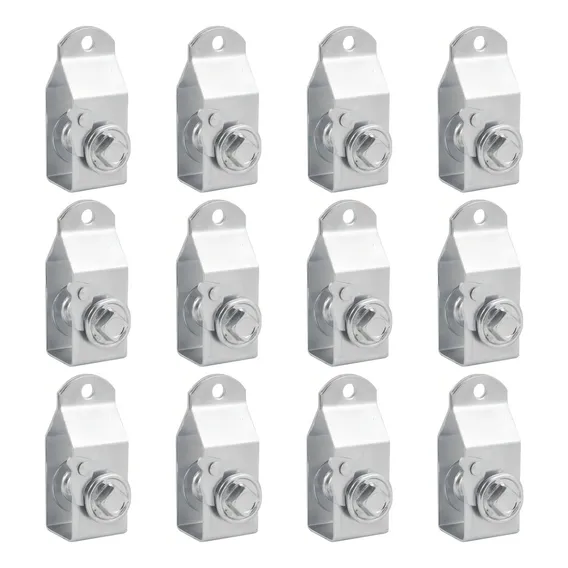 Kit 12 Catraca P/ Emendar Esticar Arame Liso Maciça Roseta Foto 1