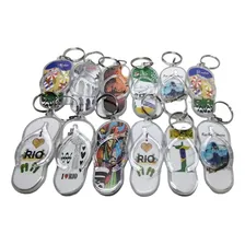 Kit 12 Chaveiros Rio De Janeiro Ótima Qualidade Variados Cor Chinelo Foto mini 1