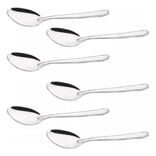 Kit 12 Colher Chá + 12 Colher Sobremesa + 12 Colher Mesa Aço Inox Foto mini 4