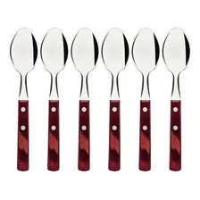 Kit 12 Colher De Mesa Inox Polywood Vermelha - Tramontina Foto mini  3