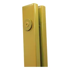 Kit 12 Coluna Torre Inox 40cm Guarda Corpo Cor Dourada Foto mini 2