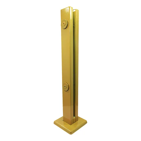 Kit 12 Coluna Torre Inox 40cm Guarda Corpo Cor Dourada Foto 1