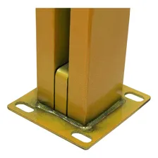 Kit 12 Coluna Torre Inox 40cm Guarda Corpo Cor Dourada Foto mini 4