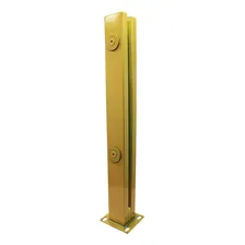 Kit 12 Coluna Torre Inox 40cm Guarda Corpo Cor Dourada Foto mini 3