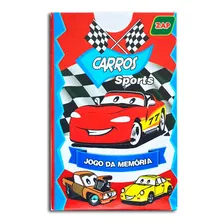 Kit 12 Com Jogos Memória Carros Didático Lembrancinha Foto mini 2