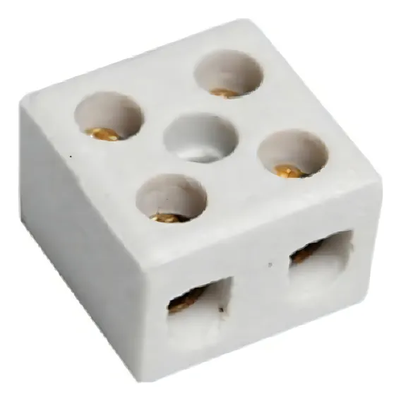 Kit 12 Conector Porcelana Bipolar Tipo Sindal 16mm 600v Foto 1