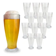 Kit 12 Copo Tulipa Para Chopp Cerveja Acrílico 220ml Foto  mini 1