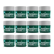 Kit 12 Desodorante Creme Herbissimo Action 55g Foto  mini 1