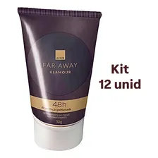 Kit 12 Desodorantes Em Creme Antitranspirante Avon Fragrância Far Away Glamour Foto  mini 1