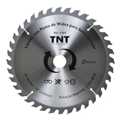 Kit 12 Discos Serra Circular 250mm C/36 Dentes Foto 1
