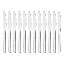 Kit 12 Facas De Mesa Búzios Inox Tramontina Jantar Talheres Foto mini  2