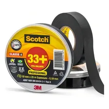Kit 12 Fita Isolante Scotch 3m 33+ 19mm 20 Metros Foto  mini 1