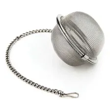 Kit 12 Infusor De Chá Inox Coador Peneira Bolinha Corrente Foto mini 1