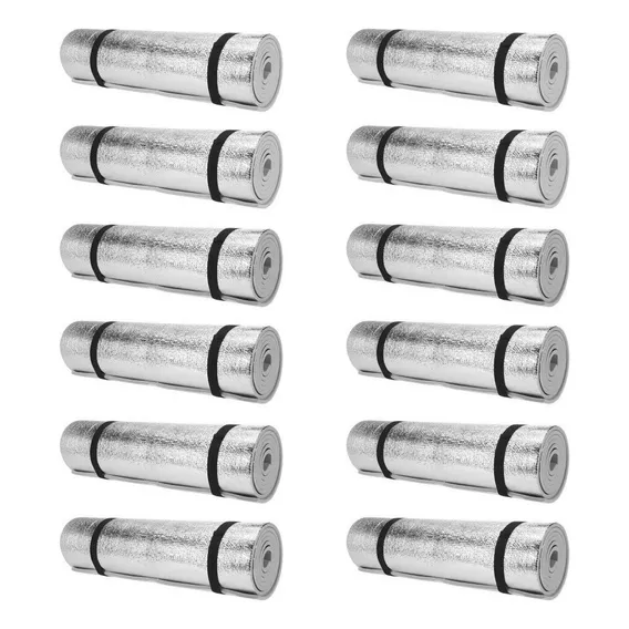 Kit 12 Isolantes Térmico Camping Eva Aluminizado Foto 1