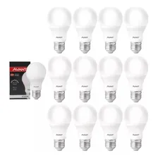Kit 12 Lâmpada Led Bulbo Pro 9w E27 Bivolt Avant Foto mini  3