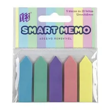 Kit 12 Marcador De Página Flag Seta 5 Cores Auto Adesivo Foto  mini 1