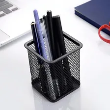 Kit 12 Organizador Escrit贸rio Escrivaninha Preto Quad Aramad Foto mini 3