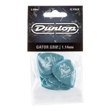 Kit 12 Palhetas Dunlop Gator Grip 1.14 Mm Usa - 417 Cor Azul Tamanho 1,14mm Foto mini 2