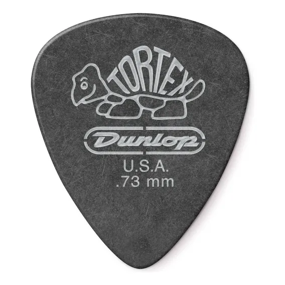 Kit 12 Palhetas Tortex Pitchblack Standard 488p Tamanho 0.88 Mm Foto 1