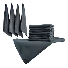 Kit 12 Panos De Prato Preto Artesanato Pano Gourmet 68x50cm Foto mini 4