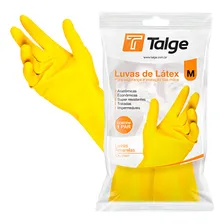 Kit 12 Par Luva Multiuso Látex Limpeza Impermeável Reforçada Foto mini  2