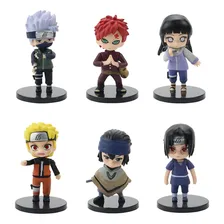 Kit 12 Pcs Action Figure Naruto Kakashi Gaara Sasuke Itachi Foto mini 4
