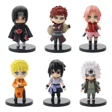 Kit 12 Pcs Action Figure Naruto Kakashi Gaara Sasuke Itachi Foto mini 3