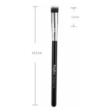 Kit 12 Pincel Ruby Rose Profissional P80 Reto P/ Maquiagem Foto mini 2