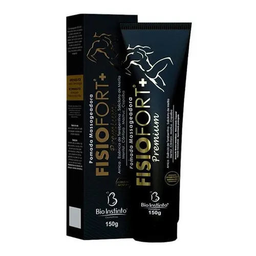 Kit 12 Pomada Massageadora Fisiofort Premium Bio Instinto Foto 1