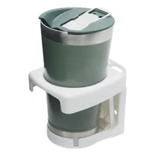 Kit 12 Porta Copo Retrátil Dobrável Cores Cor Branco Foto mini  3