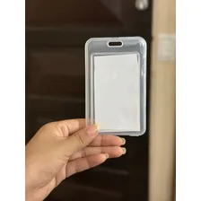 Kit 12 Porta Crachás/credencial RÃgido Transparente Foto mini 4