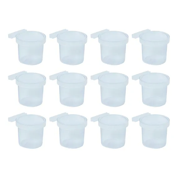 Kit 12 Porta Vitamina Com Presilha Médio Para Pássaros Aves - Atacado Foto 1