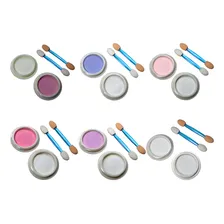 Kit 12 Pote P贸 Cromo Holografico Metalizado Glitter Unhas Foto mini 4