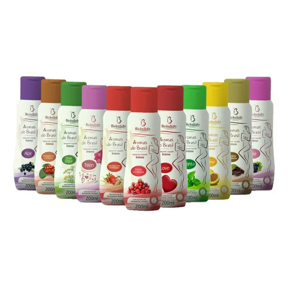 Kit 12 Sabonete Líquido Íntimo Aromas - Bio Instinto Foto 1
