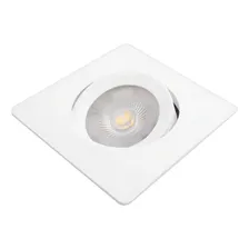 Kit 12 Spot Led 5w Direcionável Embutir Quadrado Luz Quente 110v/220v (bivolt) Foto mini  2
