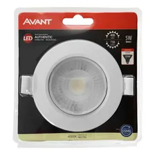 Kit 12 Spot Led Embutir Redondo 5w Bivolt Avant Forro Gesso Foto mini  2