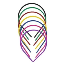 Kit 12 Tiaras Arco Plástico Para Cabelo Sortida 14cm Foto mini 4