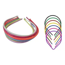 Kit 12 Tiaras Arco Plástico Para Cabelo Sortida 14cm Foto mini 2