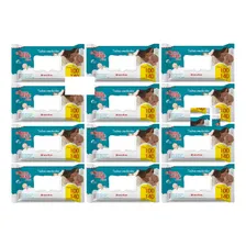 Kit 12 Toalha Umedecida Premium Meu Nenê de 140 Unidades cada Foto mini 1