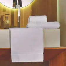 Kit 12 Toalhas De Rosto Hotelaria Mônaco Profissional - Teka Cor Branco Lisa Foto mini 4