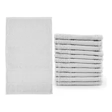 Kit 12 Toalhas Lavabo Social Branco 30x50cm - Dianelli Foto mini 1