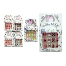 Kit 12 Unhas Postiças Kids Infantil Teen Decoradas Atacado Foto mini  2