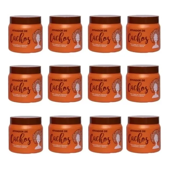 Kit 12 Unidades Ativador De Cachos Naxos 500g Atacado Foto 1
