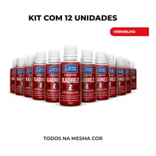 Kit 12 Unidades Corante Xadrez 50ml Cores Cor Vermelho Foto mini 2