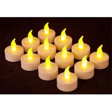 Kit 12 Velas Eletrônica Decorativa Led Baterias Inclusas Foto  mini 1