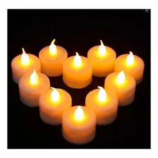 Kit 12 Velas Led Luz Amarela Decorativas Bateria Inclusa Foto mini 4